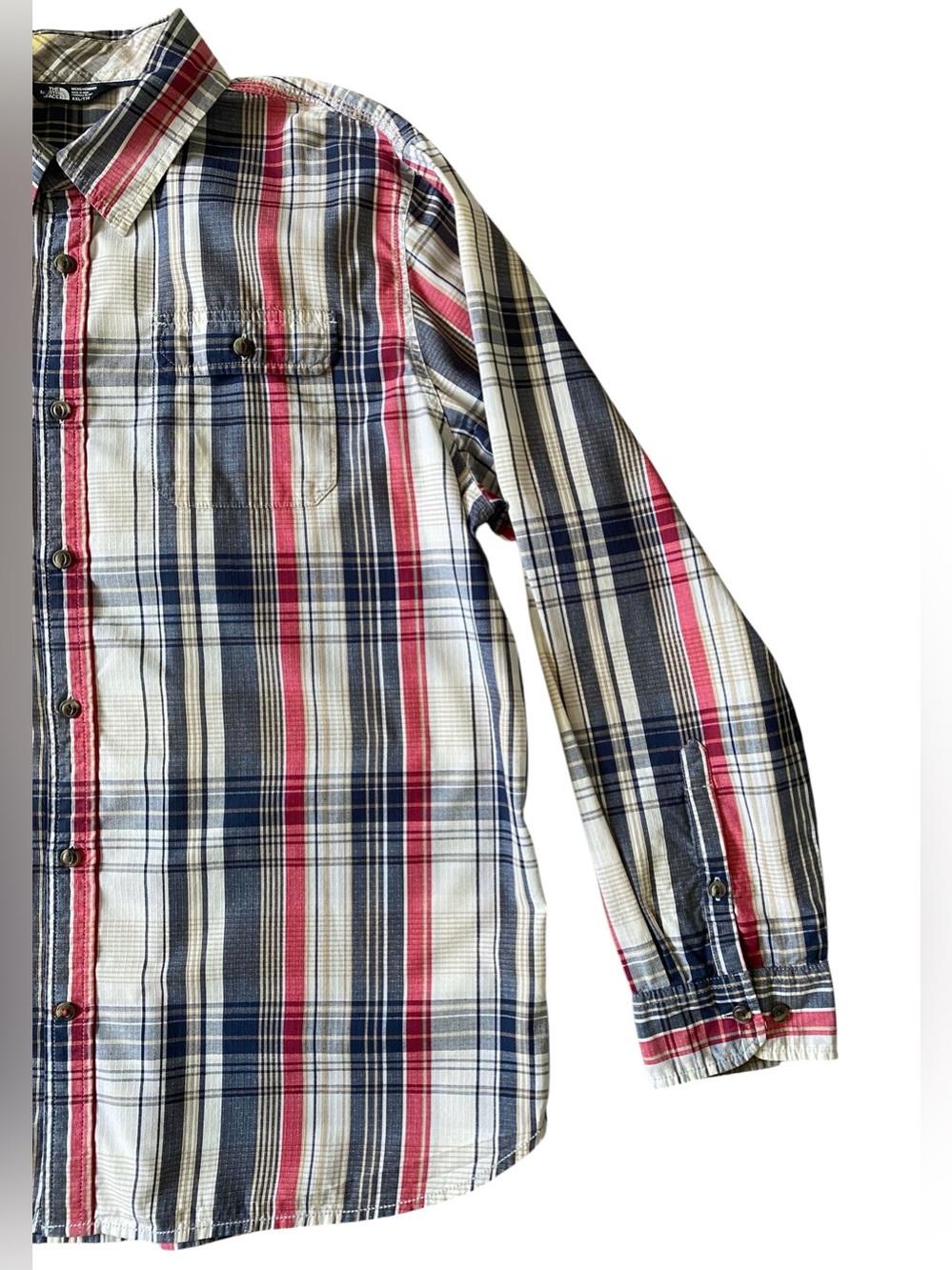 The North Face Ridgecrest Mens XXL Long Sleeve Plaid Button Up Shirt CEX8 - Picture 5 of 14
